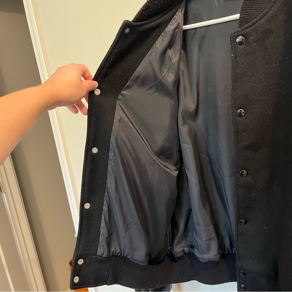 Vintage Columbia Pictures Varsity Wool/Leather Jacket - Picture 5 of 8